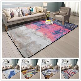 Carpets Abstract Art Rugs And For Home Living Room Colourful Bedroom Anti-Slip Coffee Table Floor Mat Cloakroom Carpet