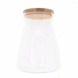 Storage Bottles 1100ml Glass Box Light Mason Jar Candy Jars And Lids Glazen Potjes