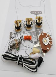 Новый гитарный конденсатор Potentiometer CTS 250K Медный вал комплект для проводки Forstra CDE 716P 022 400 В апельсиновая крышка сварки сварки сварки.