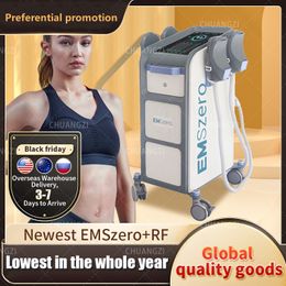 DLS-EMSlim New in Neo RF Power 5000W 13 Tesla Hiemt Ems Muscle Stimulation Machine 4 Handles Pelvic Pad Optional Emszero