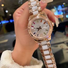 Women Watch Quartz Movement 35mm Wristwatch Girlfriend Stainless Steel Fashion With Calendar Designer Wristwatches Montre de luxe