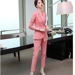 Women's Tracksuits 2022 Spring Autumn Fashion High-End Business Wear Formal Ladies Temperament Two-Piece Suit Trendy 300