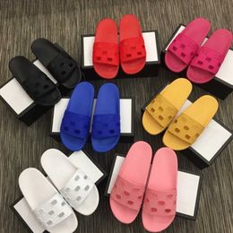 Tasarımcı Sandallar Erkek Kadın Çizgili Slayt Terlik Baskı Çiçekler Flip Flops Dişli Dipler Nedensel Slip Slip Yaz Huaraches Ayakkabı Boyutu 5-11