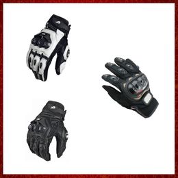 ST827 Mens Women 4 Season Driving Supertech Black/White Motorcycle Leather Gloves Racing Glove Motorbike Cowhide racing bike knight
