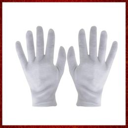 ST818 Dry Hands Handling Film SPA Gloves Ceremonial Inspection Gloves Parts White Cotton Work Gloves 1 Pairs Glove