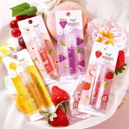 Lip Gloss Fruit Roll-on Oil Moisturising Clear Mirror Transparent Long Lasting Hydrating Care Cosmetic