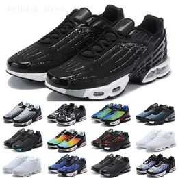 Men shoes TN 3 Plus Optimised III Running Shoes TN3 Trainer NOIR Triple Black Wolf Grey Blanche White Blue Nebula Sneakers b2