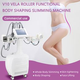 Vela RF Ultrasound Cavitation Cellulite Removal Weight Loss Vacuum Roller Infrared Light Laser Skin Rejuvenation Machine