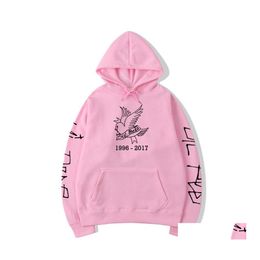 Kadın Hoodies Sweatshirts Cry Bebek Lil Peep Kadınlar Günlük Plover Haruku Moda Lilpeep Sweatshirt Hip Hop Erkekleri Homme R.I.P Rapp DHL3M