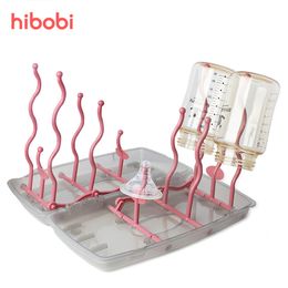 Other Baby Feeding hibobi Bottle Dry Rack Drain Drying s Cleaning Dryer Drainer Storage 221208