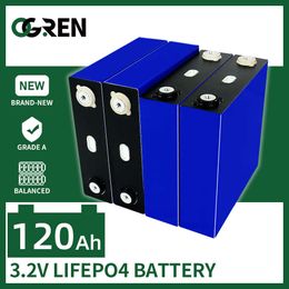 120AH Lifepo4 Battery 3.2V 1/4/8/16/32PCS Lithium Iron Phosphate Solar Battery 12V 24V 48V For RV Golf Cart Boat Yacht Forklift