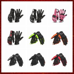 ST811 Leather Motorcycle Gloves Touch Sceen Motorbike Motocross Moto Riding Racing Enduro Biker Breathable Protective Gear Guantes