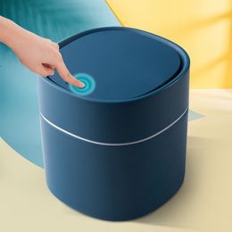 Waste Bins Mini Trash Can Household Garbage Basket Tabletop Trashcan Storage For Kitchen Sitting Room Small Dustbins 221208