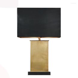 Table Lamps Creative High-grade Pure Copper Living Room Decoration Coffee Lamp El Bedroom Bedside