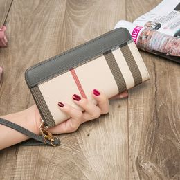 Fashion Wallet Female Long Clutch New Ladies Zipper Bag High-End Quality Mobile Phone Bag Wholesale