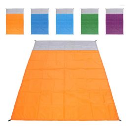 Pillow Folding Picnic Mat 210T Polyester Fabric Beach Blanket For Camping Outdoor