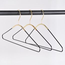 Gold Black Metal Clothes Hangers Closet Storage Rack for Suit Coat Outdoor-Clothes Drying Racks SN482