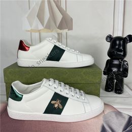 2022 Neue Mode Top Qualität Freizeitschuhe Männer Frauen Plattform Sneaker Matte Leder Tennis Weiß Schwarz Skateboarding Schuh Scarpe Stickerei Schlange Tiger mit Box