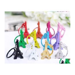 Party Favor Wholesale Creative Key Chain Retro Chains Gifts Set Keyschains France Eiffel Tower Gift Sn1269 Drop Delivery Home Garden Dhy0E