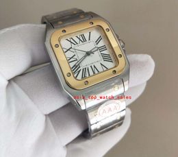 Super clássico estilo Multi Style Women Wristwatches 35mm Buzel 2813 Movimento Sapphire Luminous Refined Steel Dois tons Strap No Date De Mechanical Woman's Wristwatch