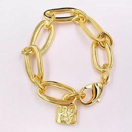 Luxury Jewellery Bracelet Awesome Friendship Bracelets UNO de 50 Plated Jewellery Fits European Style Gift PUL0949ORO0000M