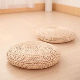 Pillow Grass Seats Yoga Exquisite Workmanship Breathable Round Shape Tatami Futon Meditation For Balcony