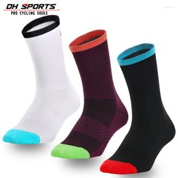 Sports Socks Lightweight And Breathable Leisure White Cycling Spring Summer Knee-high Nylon Wear-resisting Quick Drying For Sport