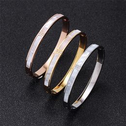 Woman Heart Necklace Stainless Steel Bangle Nail Bracelet Ring Suit Luxury Rings Fashion Luxury Quality Jewelry Personalized Valentine's Day Gifts Bracelets Mens