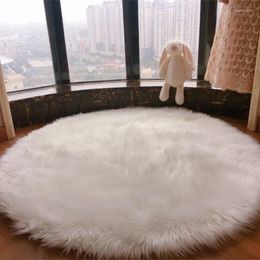 Carpets Hairy Carpet Sheepskin Chair Cover Soft Bedroom Faux Mat Seat Pad Long Fur Fluffy Area Rugs Washable Artificial Textil