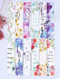 Bookmark 30pcSset Beautiful Flowers Bookmarks CARTES DE MESSAGES NOTES DE LIVRE PAGE PAGE POUR LES BOOK