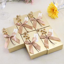 Gift Wrap 2022 Ins Creative Wedding Favors Supplies Candy Boxes Chocolates Box Sweet Gifts Bags Party 30pcs/lot