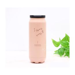 Water Bottles 17Oz Vacuum Insated Bottle Stainless Steel Double Wall Fashion Large Capacity Tumbler Outdoor Travel Car Mug Dbc Drop Dhtog