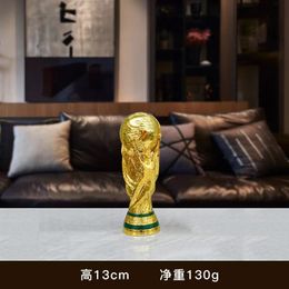 Other festive party supplies World Cup gold resin European football trophy Football mascot fan gift office decoration craft