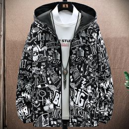 Men's Jackets Autumn Double Sided Wear Windbreaker Men Casual Jacket Male Hooded Waterproof Clothing High Quality Plus Size 4XL 221208