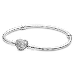 Star Love Diamond Charm Bracelets DIY fit Pandora Bracelet for Women bangle popular Jewellery