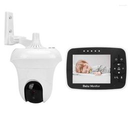 Camcorders 100-240V 3.5in Baby Video Monitor Night Vision 2 Way Talk Lullaby Security Camera With Temperature Detection