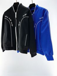 2023 new spring mens jackets beautifully embroidered baseball collars sportswear US size luxury designer jackets