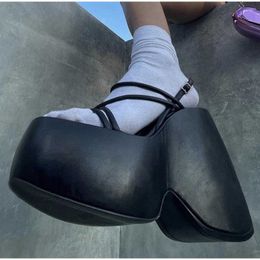 PU Neue Sandalen Frauen Plattform 2022 Mode weibliche Keile Party Schuhe Ladies Schnallenriemen Solid Cilor Peep Toe Hochzeitschuhe T221209 351