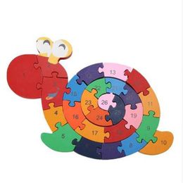 Kinder Puzzle Spielzeug Wicklung Schnecke Holz Spielzeug Kind Frühe Pädagogische Gehirn Teaser Spiel 3D Puzzle Holz Brinquedo Madeira Jigsaw Puzzles247W