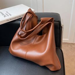 Evening Bags Designer Women Totes Handbags Trend Shopper Top-Handle Women's Shoulder Bag Large Capacity Solid Colour Female Handbag