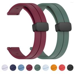 Watch Bands 20mm 22mm Silicone Band For COLMI P12 P10 P9 P8 Sport Magnetic Strap V31 V23 Land 1/2S Men Correa Replacement Bracelet