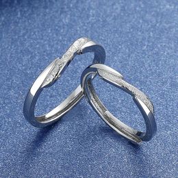 Wedding Rings MODOMA Elegant Ring Set For Couple Luxury Silver Women Minimalist Engagement Simple Jewellery