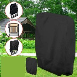 Chair Covers Dinning Home Dustproof Cloth Black Folding Reclining Cover Rattan Sun Lounger Waterproof