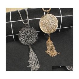 Pendant Necklaces Long For Women Charm Tassel Necklace Sweater Chain Fashion Accessorices Birthday Gift O122Fz Drop Delivery Jewelry Dhyqr