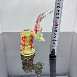 Coloured pipe Wholesale Glass Hookah Glass Water Pipe Fittings