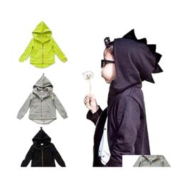 Coat Dinosaur Costumes Children Coats Spring Baby Girls Hoodies Jumpers Boys Jackets Dino Boy Clothes Tops Kids Outfits 17 Year Drop Dhra8