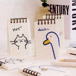 Art of Living Memo Pad Portable A7 Size 60sheets Cute Cartoon Loose Leaf Notebook Diary Planner Office School A7286