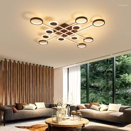 Ceiling Lights Led Lamp For Living Room Bedroom Study Home Deco AC85-265V Modern White Surface Mounted