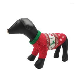 Dog Apparel Christmas Pet Knitted Sweater Autumn Winterthickening Warm Clothes Schnauzer Dachshund Chihuahua Luxury Clothing