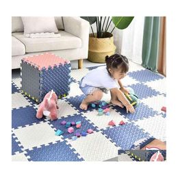 Baby Rugs Playmats Foam Clawling Mats 2.5Cm Eva Puzzle Toys For Children Kids Soft Floor Play Mat Interlocking Exercise Tiles Gym Dhuqb